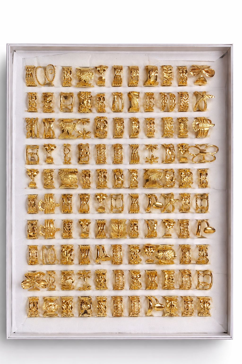 White box (Pack of 100 rings)