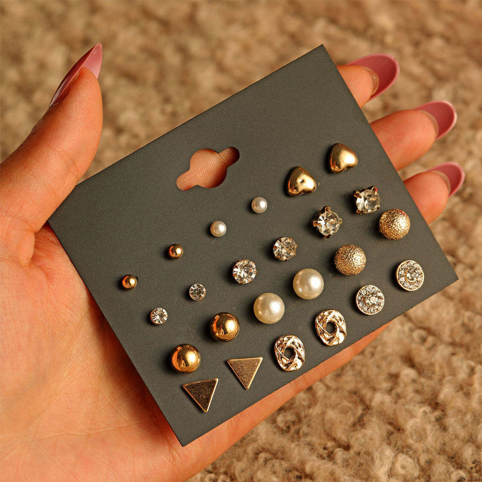 Earrings Combo Sets (Alloy)